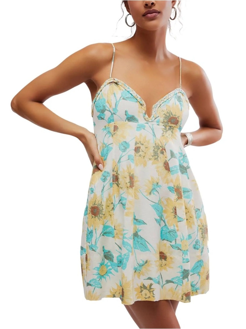 Free PeopleAltura Printed Mini Dress - XL